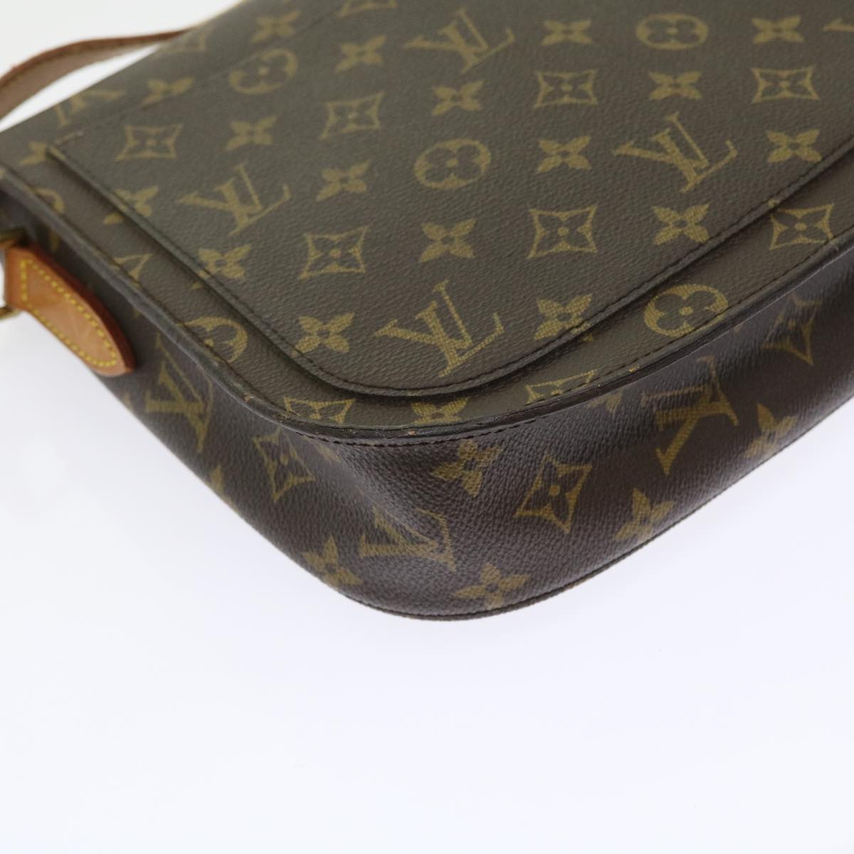 LOUIS VUITTON Monogram Saint Cloud GM Shoulder Bag M51242 LV yk8877