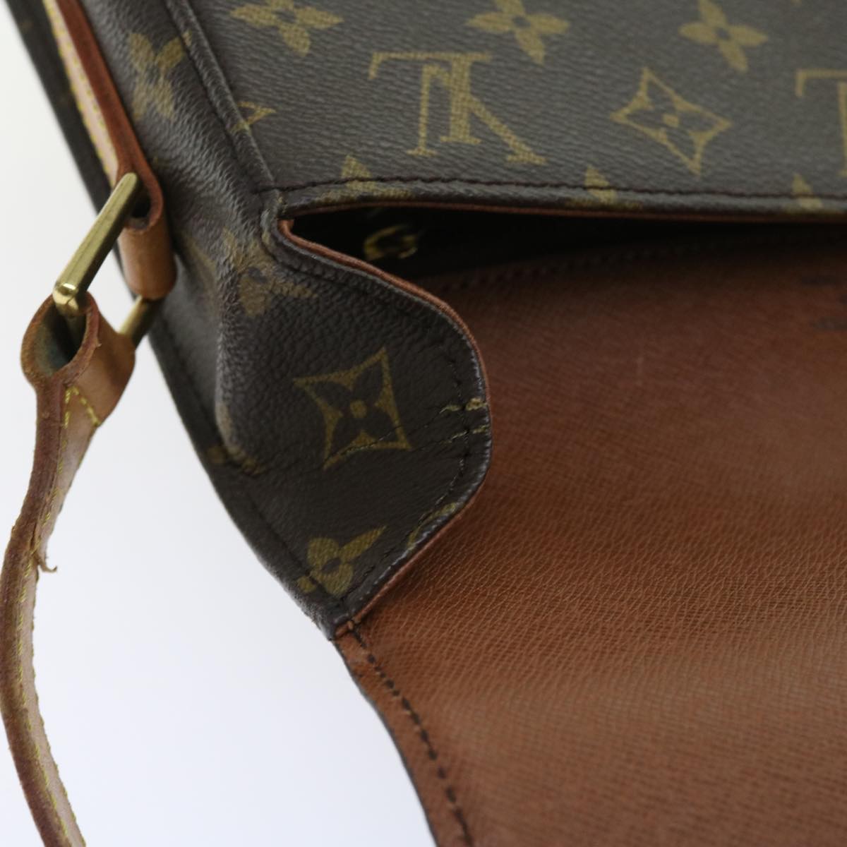 LOUIS VUITTON Monogram Saint Cloud GM Shoulder Bag M51242 LV yk8877