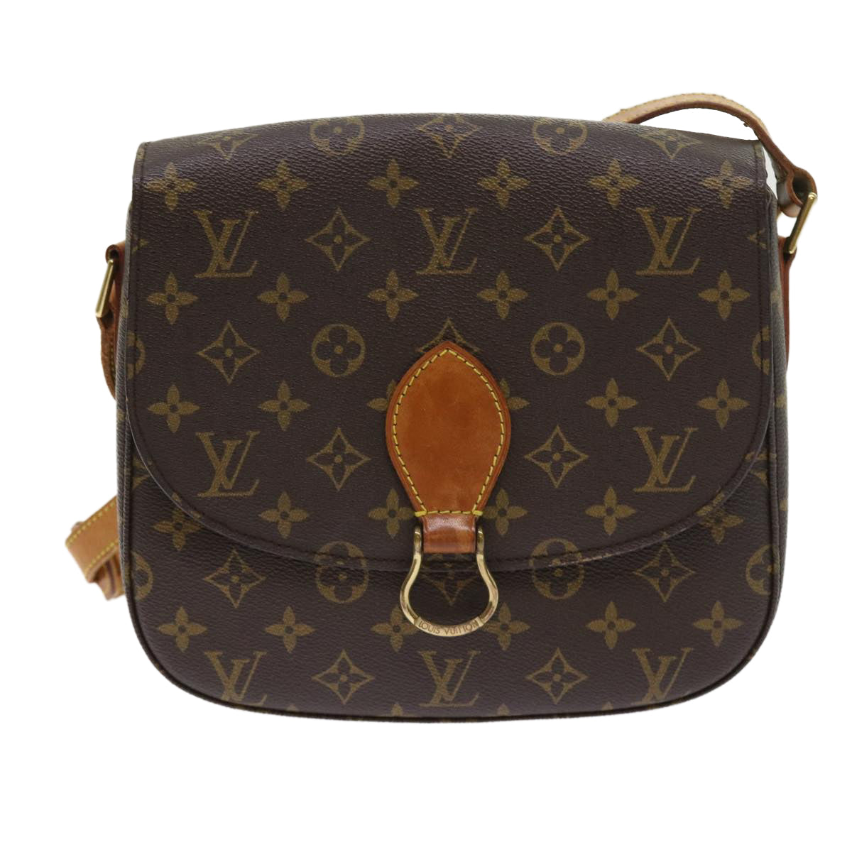 LOUIS VUITTON Monogram Saint Cloud GM Shoulder Bag M51242 LV yk8877