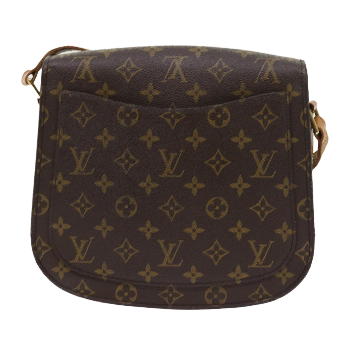 LOUIS VUITTON Monogram Saint Cloud GM Shoulder Bag M51242 LV yk8877
