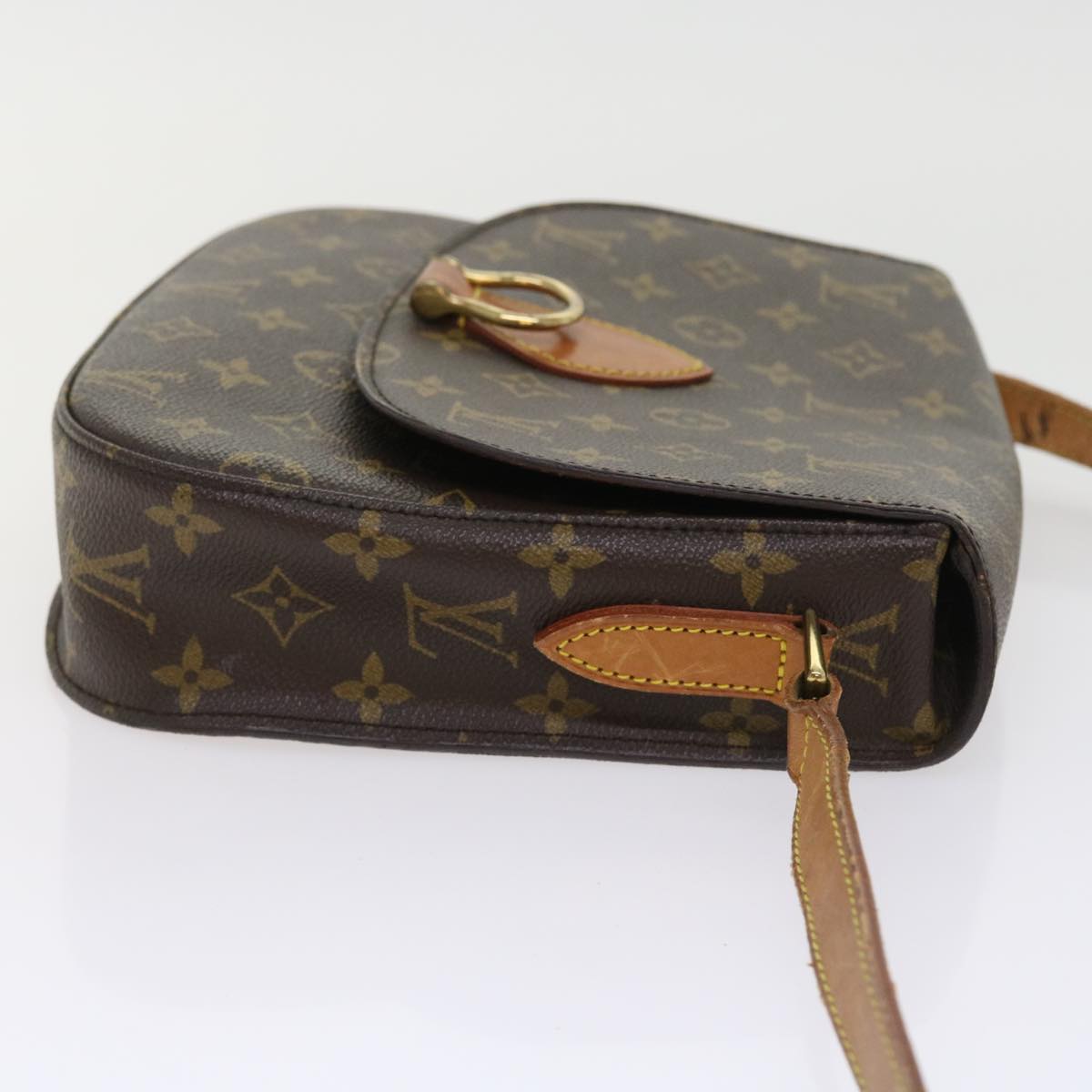 LOUIS VUITTON Monogram Saint Cloud GM Shoulder Bag M51242 LV yk8877