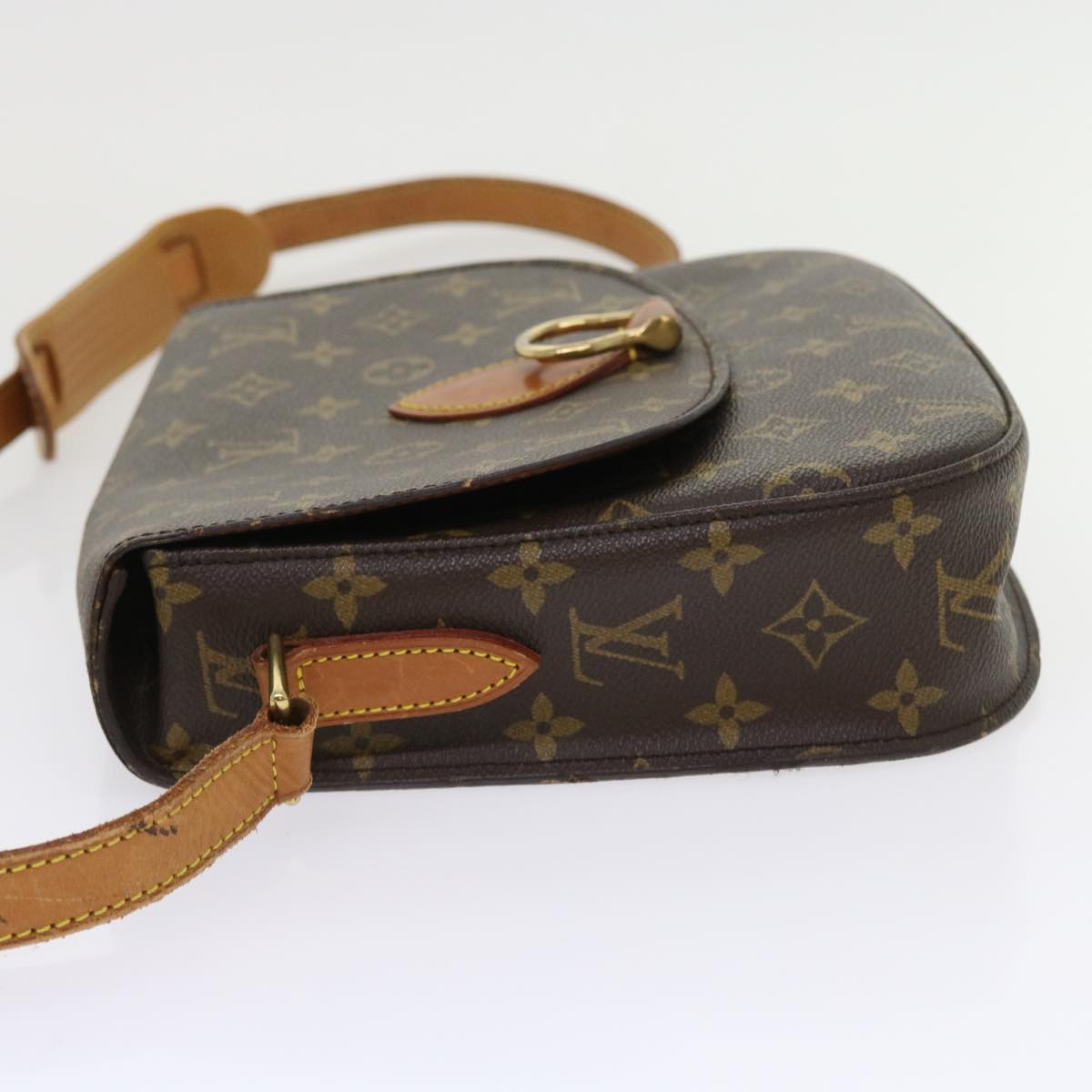 LOUIS VUITTON Monogram Saint Cloud GM Shoulder Bag M51242 LV yk8877