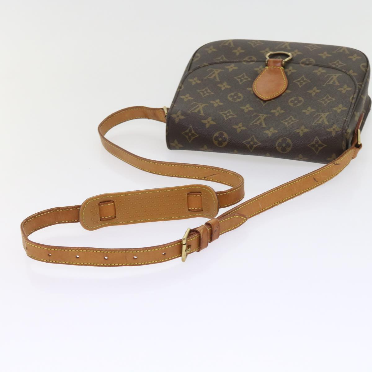 LOUIS VUITTON Monogram Saint Cloud GM Shoulder Bag M51242 LV yk8877