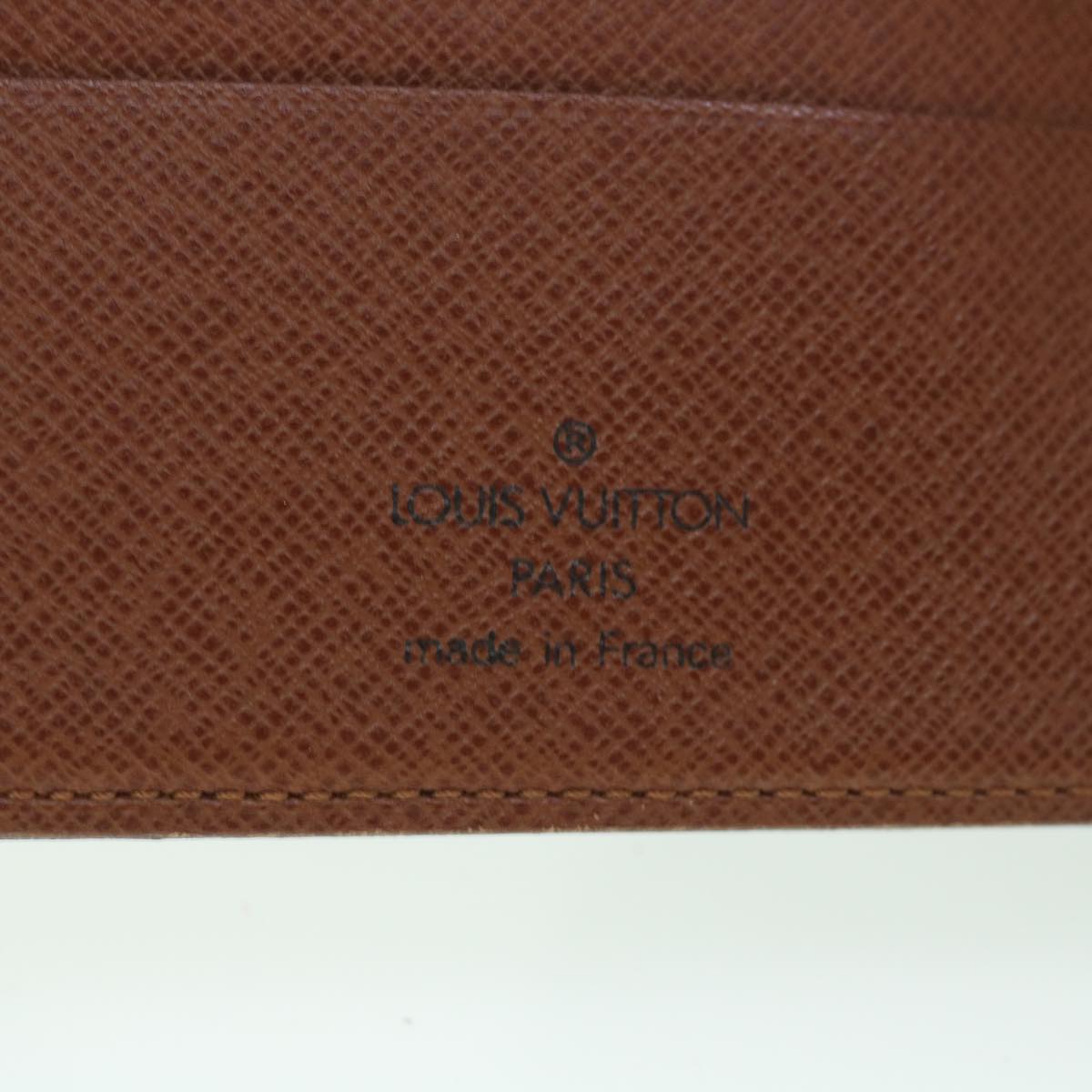 LOUIS VUITTON Monogram Porte Papier Zip Wallet M61207 LV yk8885