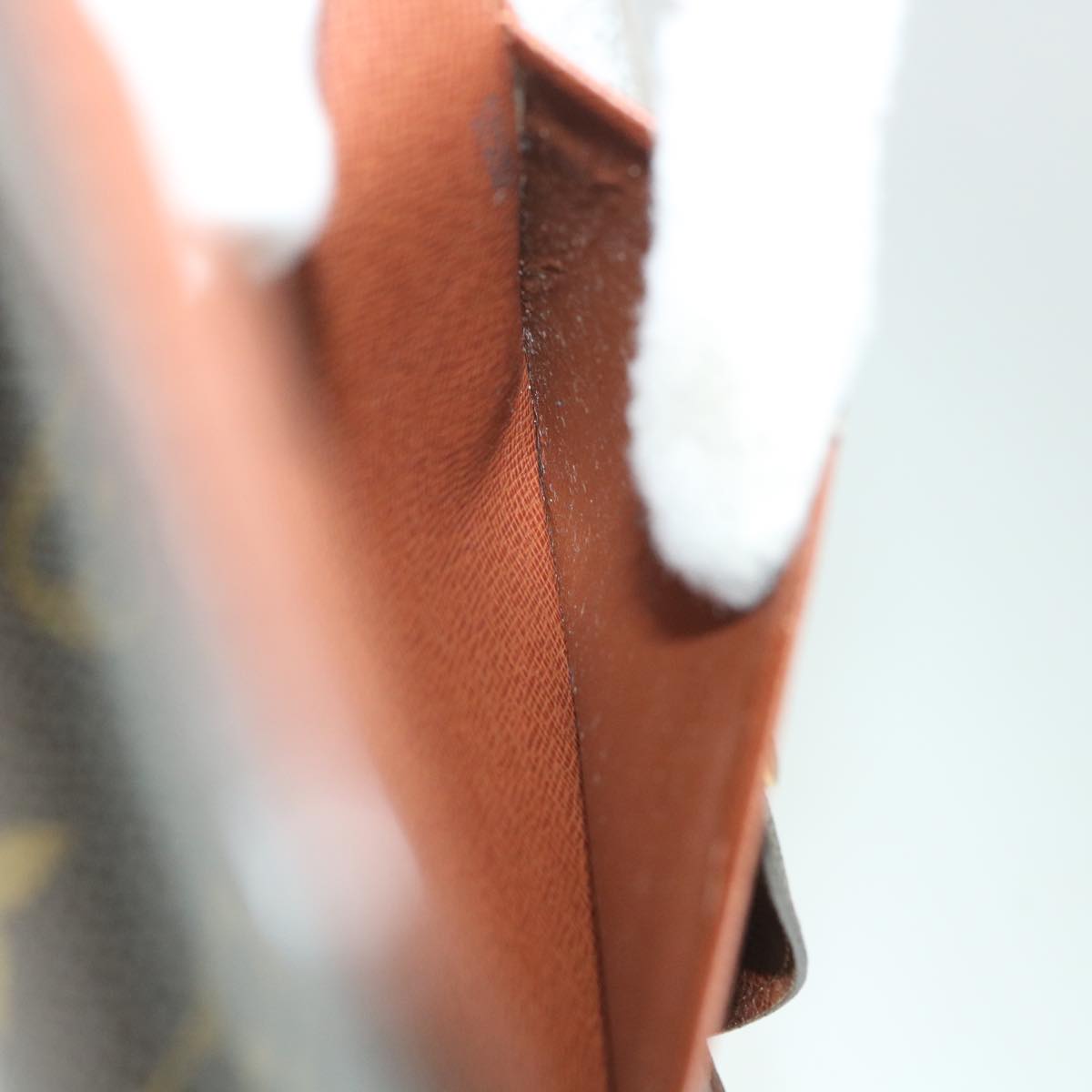 LOUIS VUITTON Monogram Porte Papier Zip Wallet M61207 LV yk8885