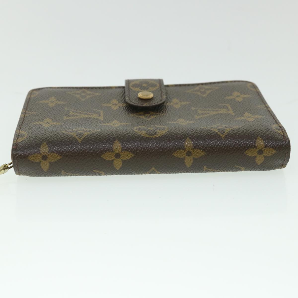 LOUIS VUITTON Monogram Porte Papier Zip Wallet M61207 LV yk8885
