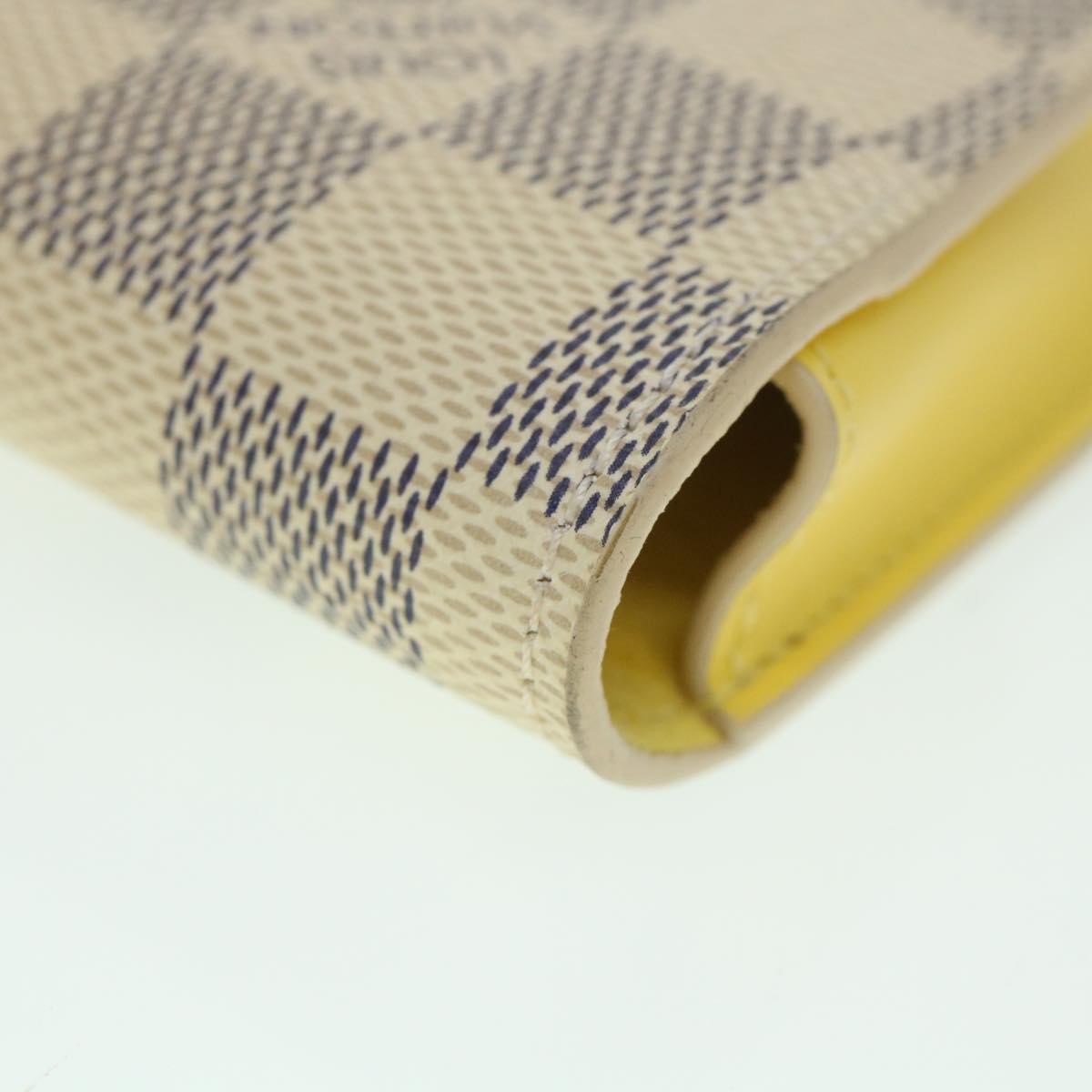 LOUIS VUITTON Damier Azur Etui Lunette Woody Glasses Case GI0388 LV yk8892