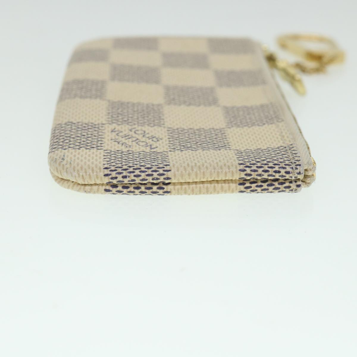 LOUIS VUITTON Damier Azur Pochette Cles Coin Purse N62659 LV yk8895