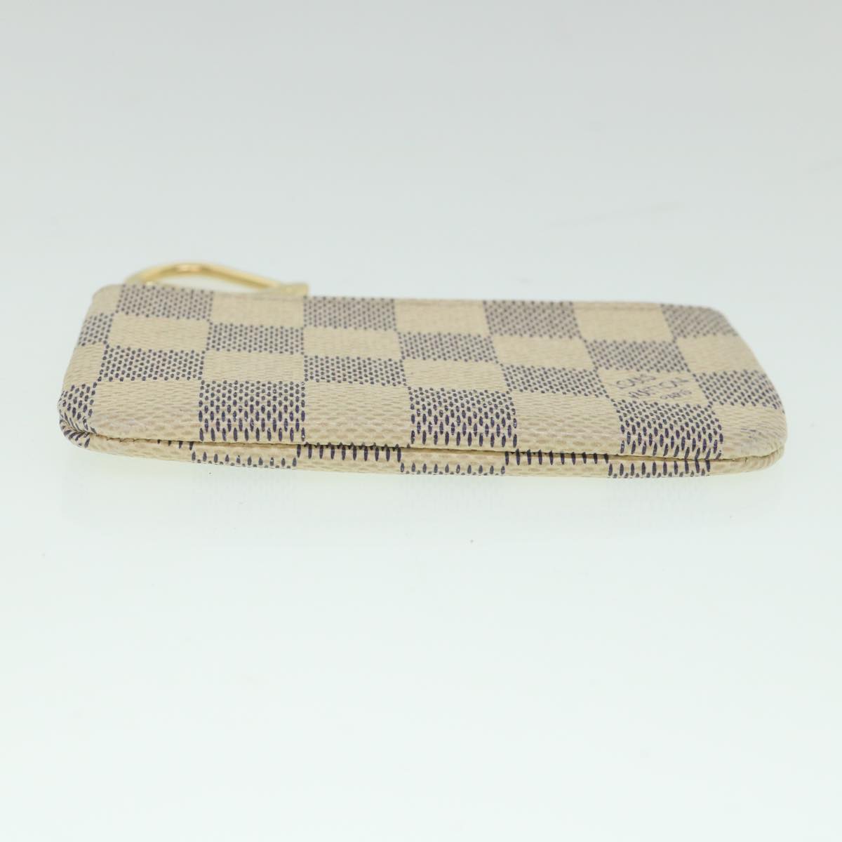 LOUIS VUITTON Damier Azur Pochette Cles Coin Purse N62659 LV yk8895