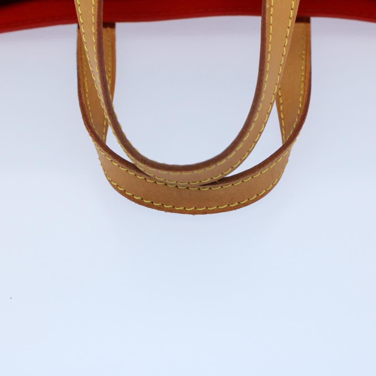 LOUIS VUITTON Monogram Vernis Reade PM Hand Bag Red M91088 LV yk8905