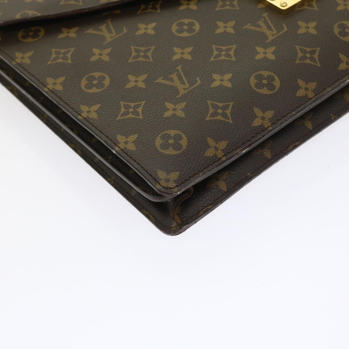 LOUIS VUITTON Monogram Serviette Conseiller Briefcase M53331 LV yk8911