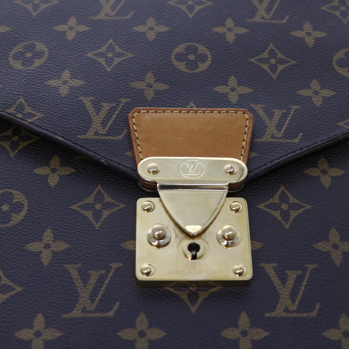 LOUIS VUITTON Monogram Serviette Conseiller Briefcase M53331 LV yk8911