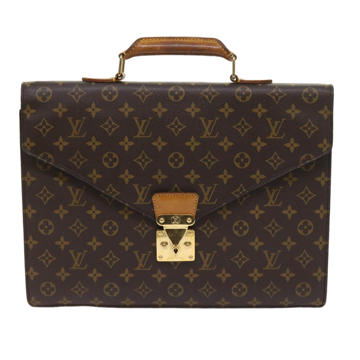LOUIS VUITTON Monogram Serviette Conseiller Briefcase M53331 LV yk8911