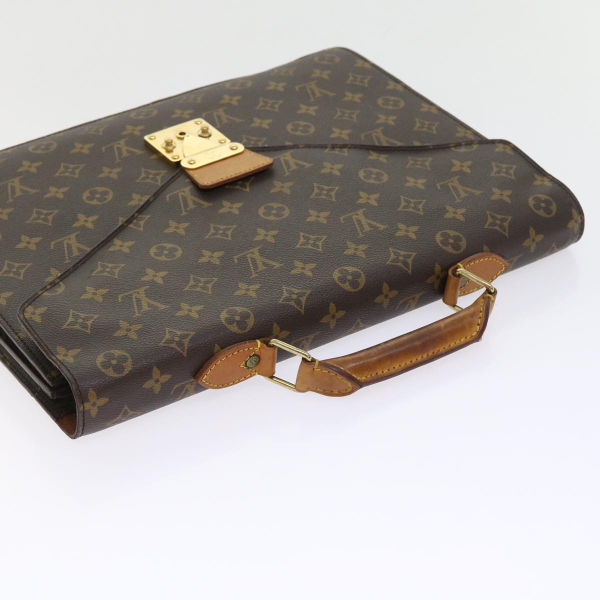LOUIS VUITTON Monogram Serviette Conseiller Briefcase M53331 LV yk8911