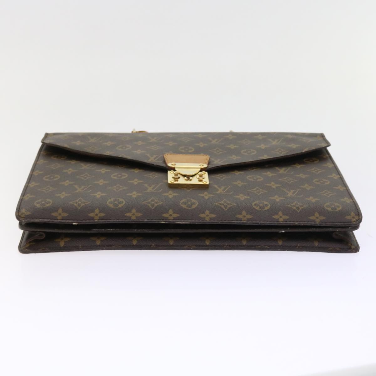 LOUIS VUITTON Monogram Serviette Conseiller Briefcase M53331 LV yk8911