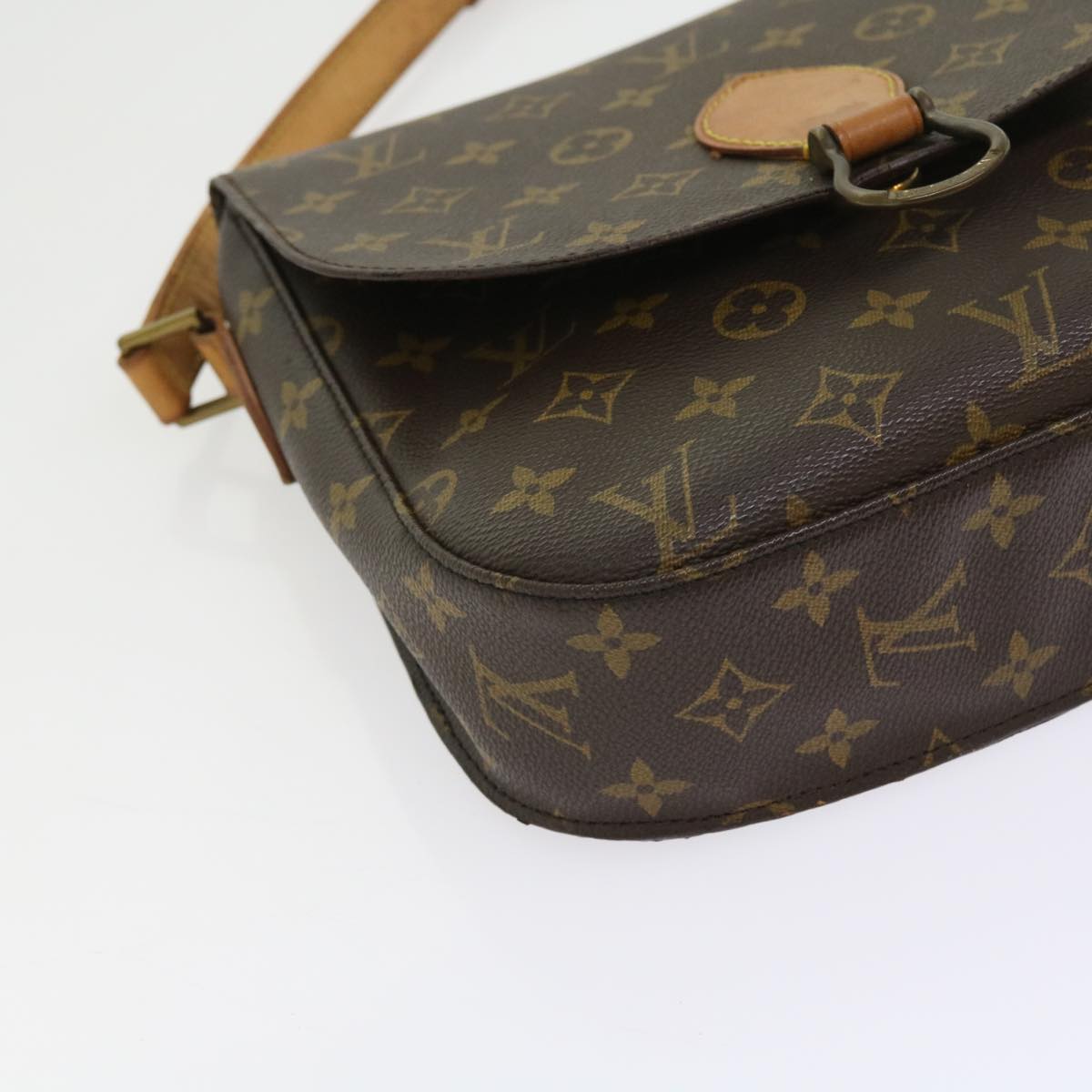 LOUIS VUITTON Monogram Saint Cloud GM Shoulder Bag M51242 LV yk8925