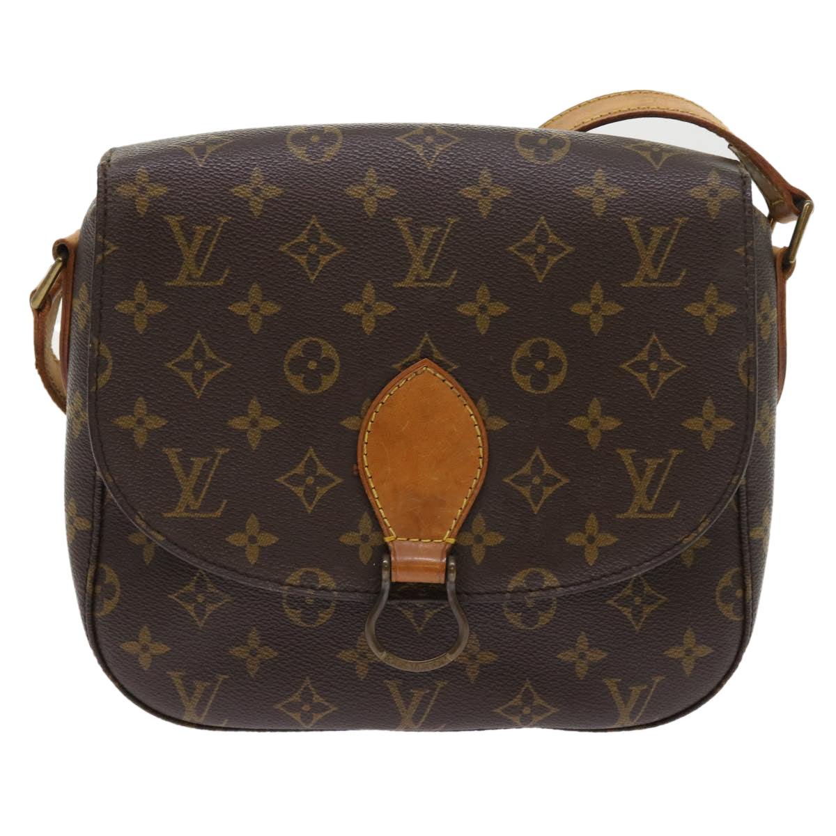 LOUIS VUITTON Monogram Saint Cloud GM Shoulder Bag M51242 LV yk8925