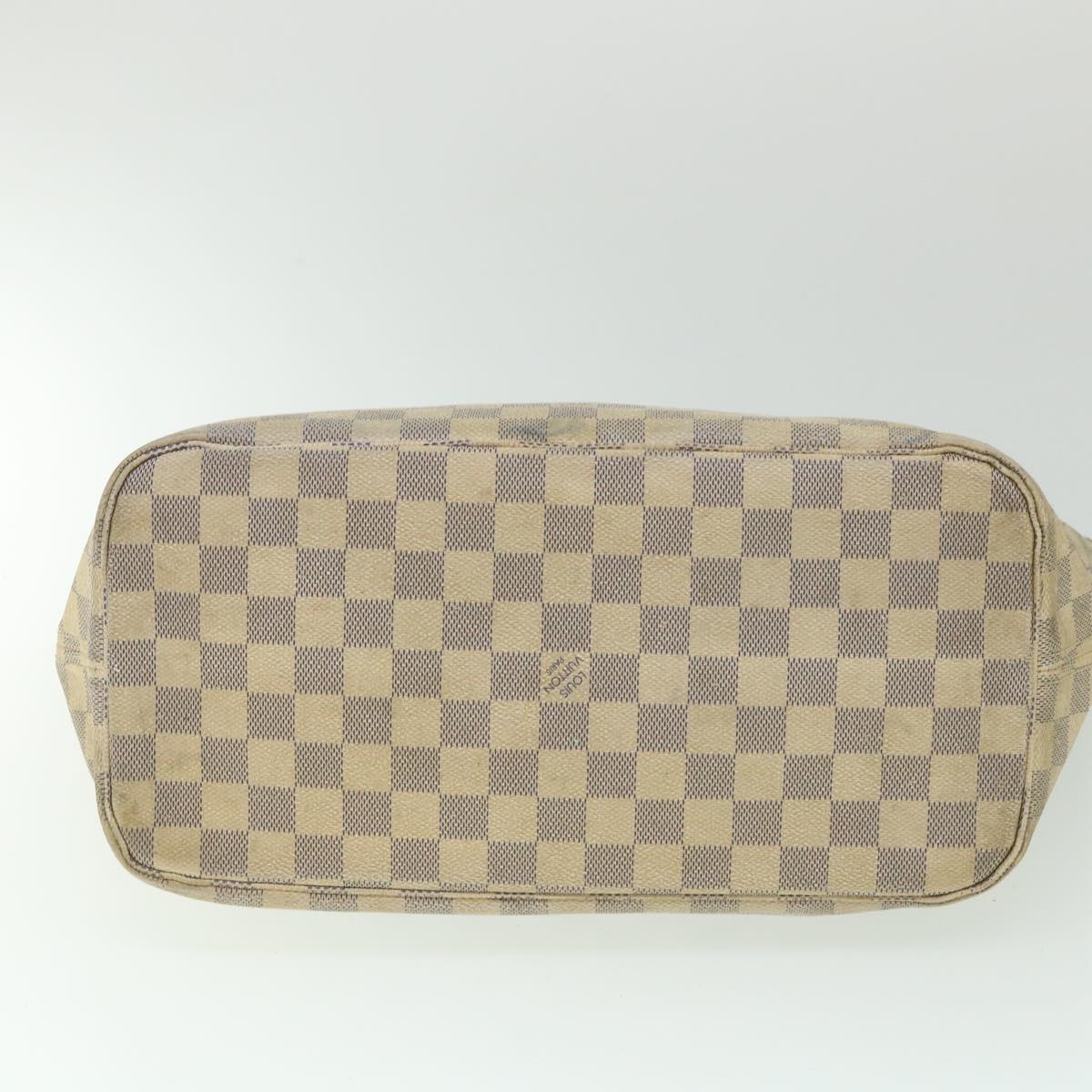 LOUIS VUITTON Damier Azur Neverfull MM Tote Bag N41605 LV yk8926