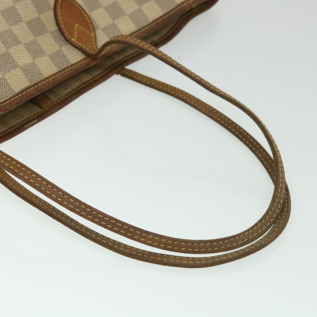 LOUIS VUITTON Damier Azur Neverfull MM Tote Bag N41605 LV yk8926