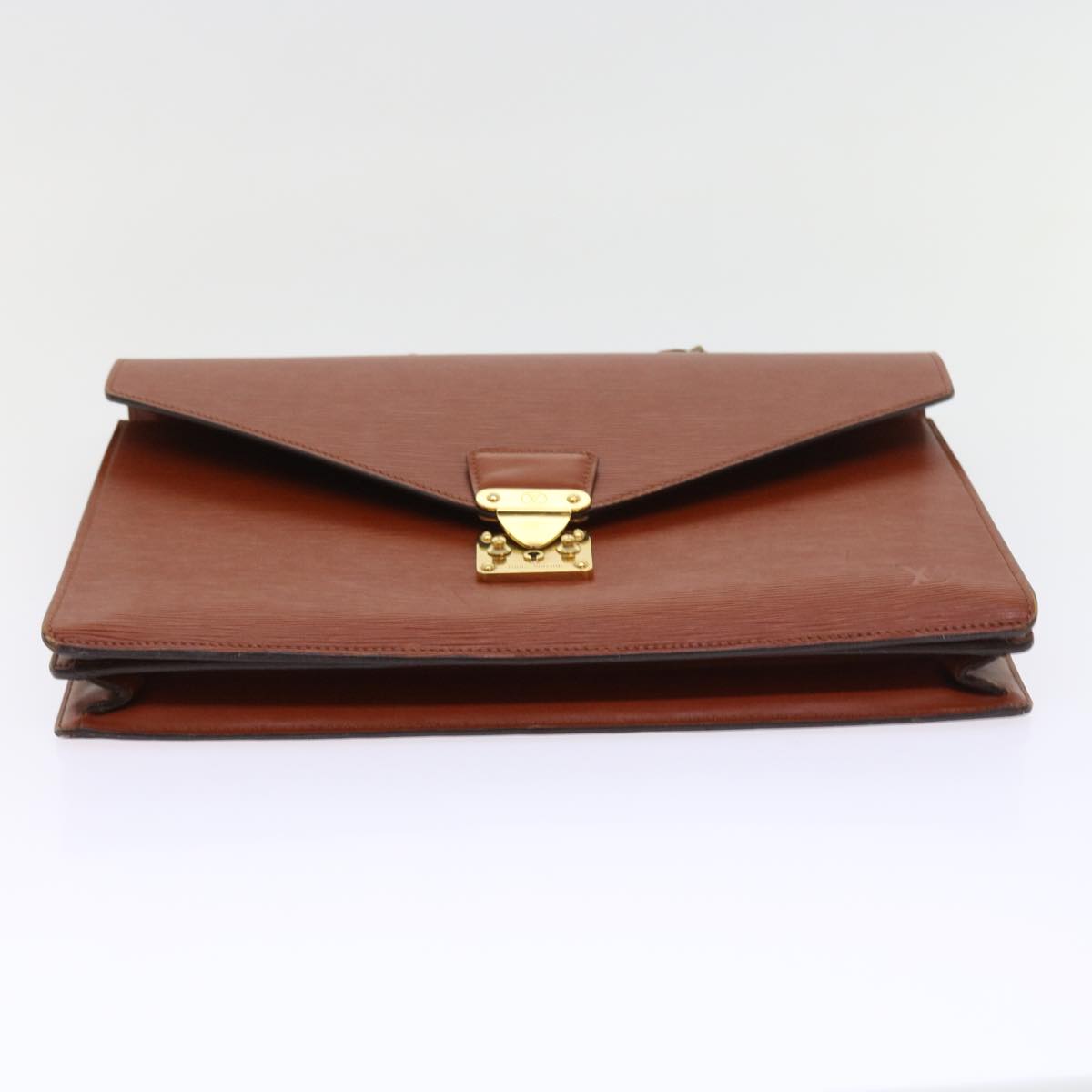 LOUIS VUITTON Epi Serviette Conseiller Briefcase Brown M54423 LV yk8955