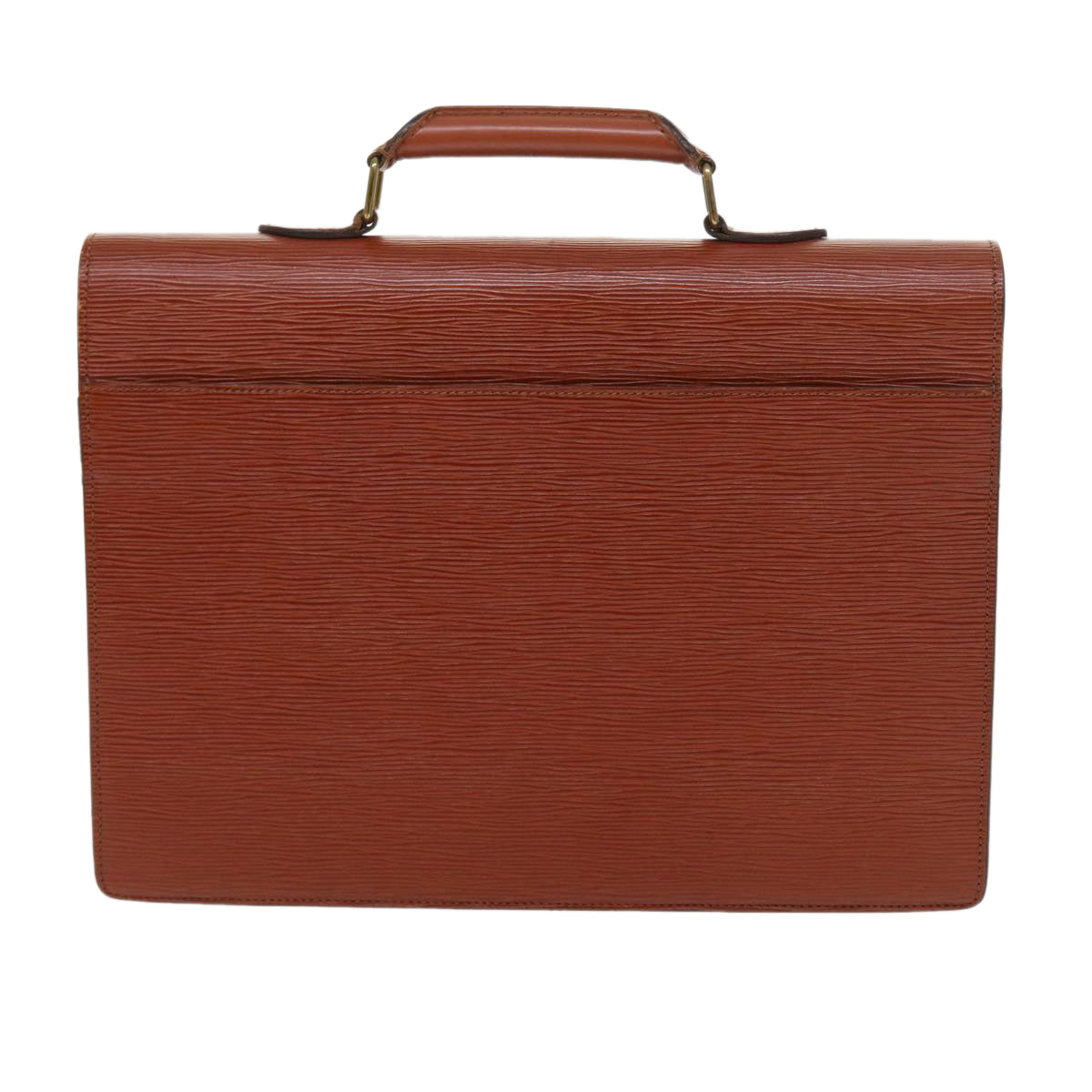 LOUIS VUITTON Epi Serviette Conseiller Briefcase Brown M54423 LV yk8955