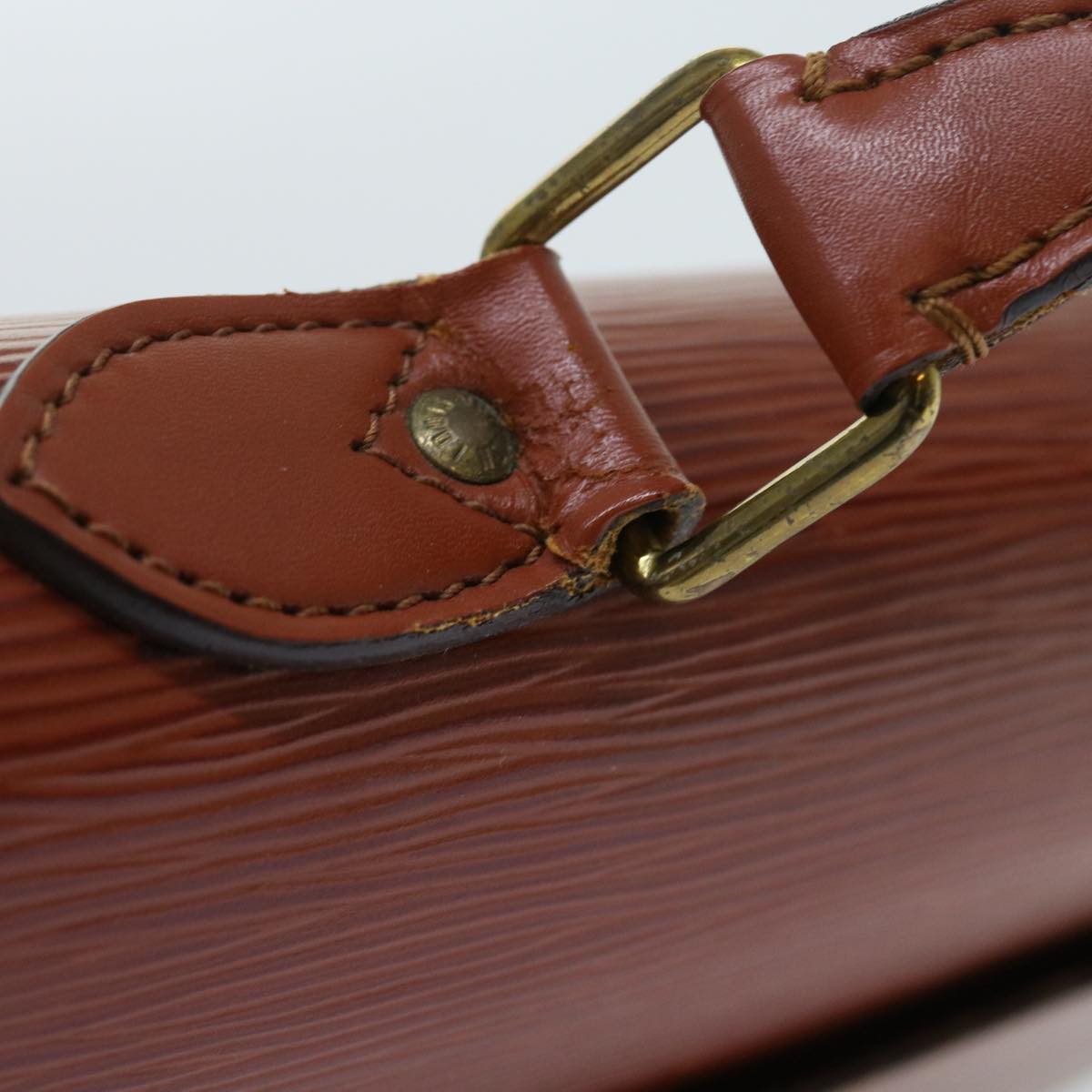 LOUIS VUITTON Epi Serviette Conseiller Briefcase Brown M54423 LV yk8955