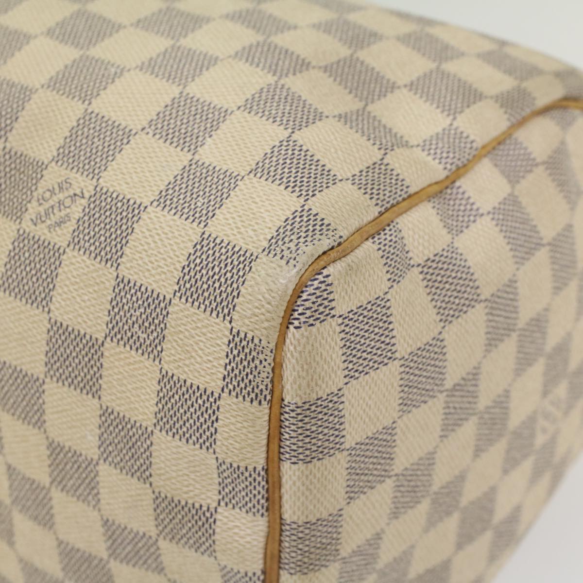 LOUIS VUITTON Damier Azur Speedy 30 Hand Bag N41533 LV yk8965