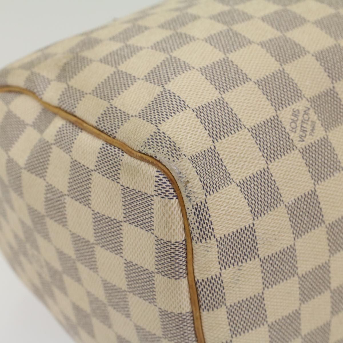 LOUIS VUITTON Damier Azur Speedy 30 Hand Bag N41533 LV yk8965