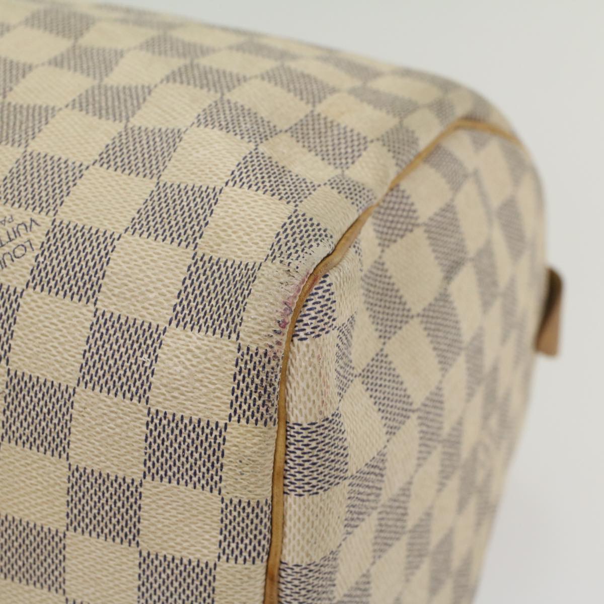 LOUIS VUITTON Damier Azur Speedy 30 Hand Bag N41533 LV yk8965