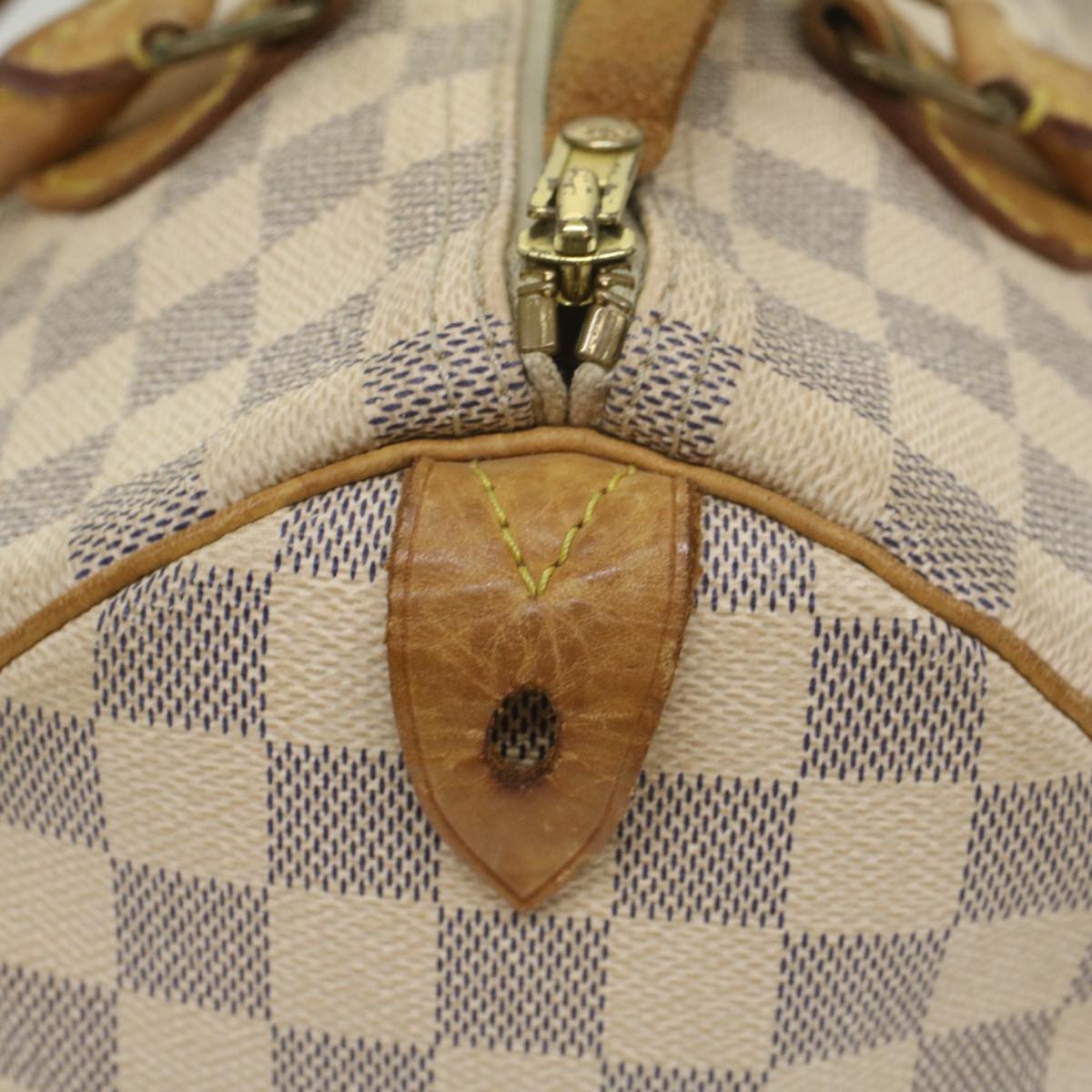 LOUIS VUITTON Damier Azur Speedy 30 Hand Bag N41533 LV yk8965