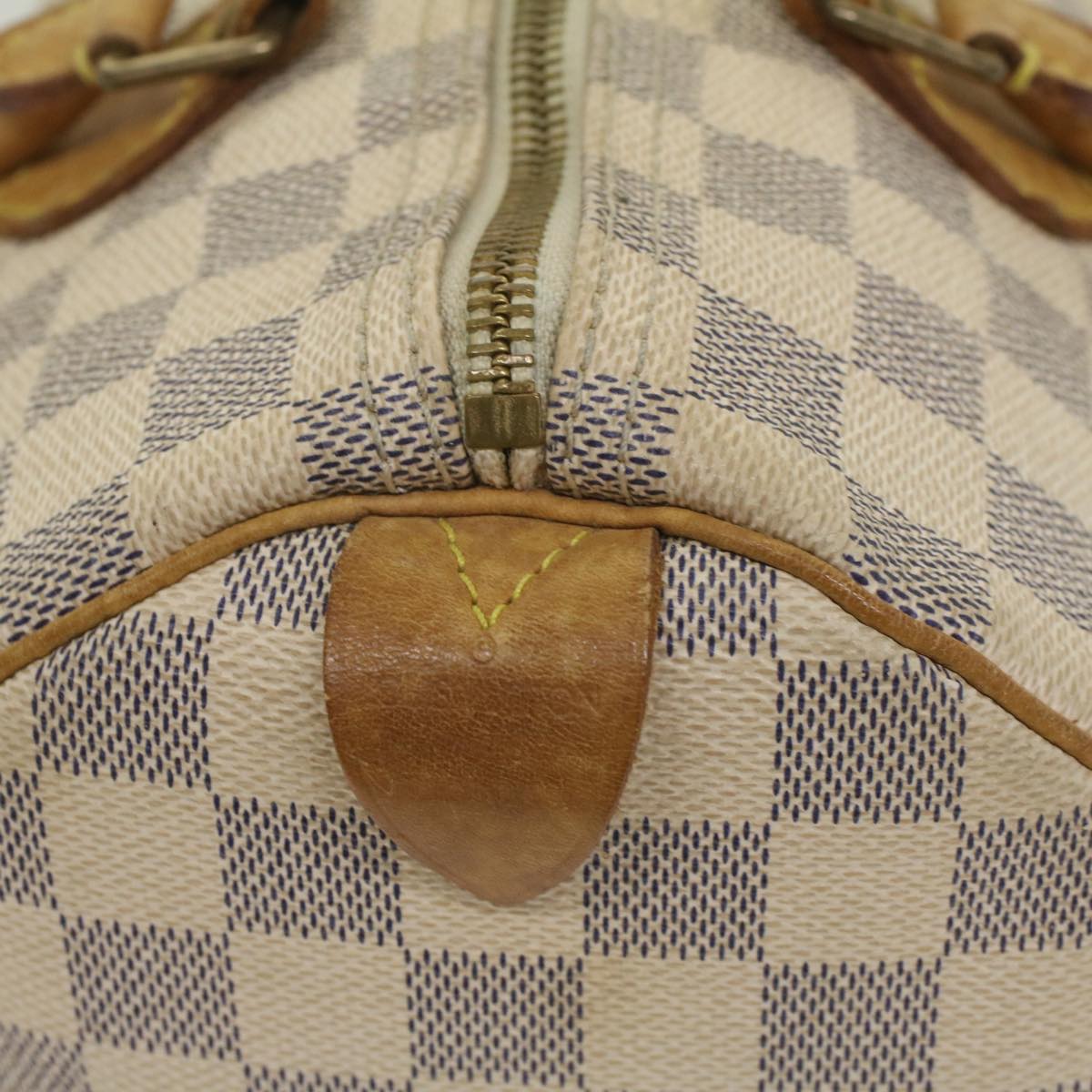 LOUIS VUITTON Damier Azur Speedy 30 Hand Bag N41533 LV yk8965