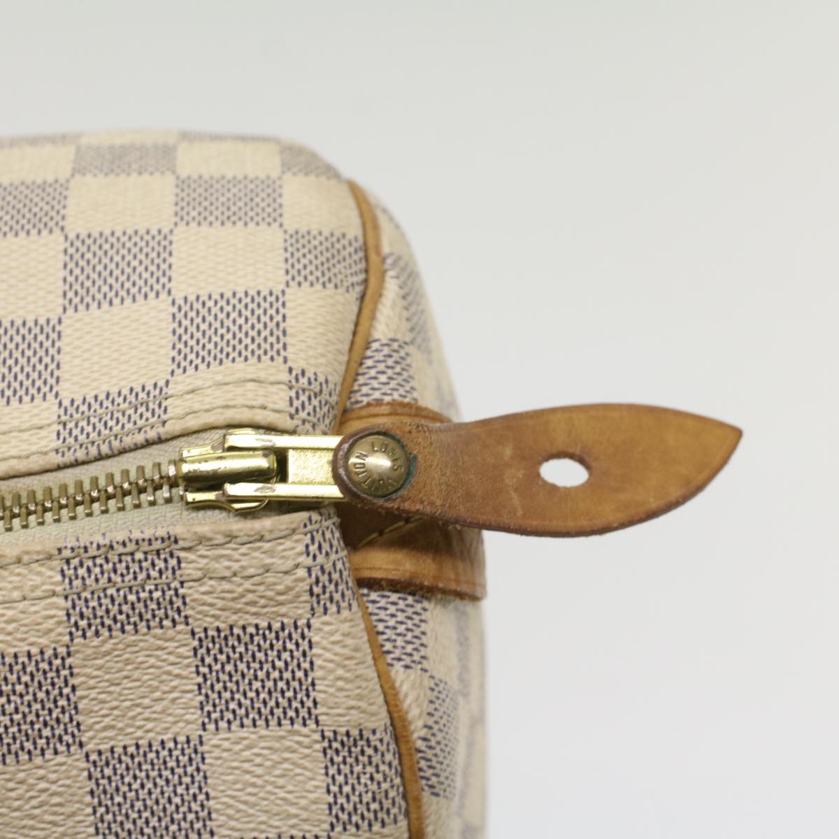 LOUIS VUITTON Damier Azur Speedy 30 Hand Bag N41533 LV yk8965
