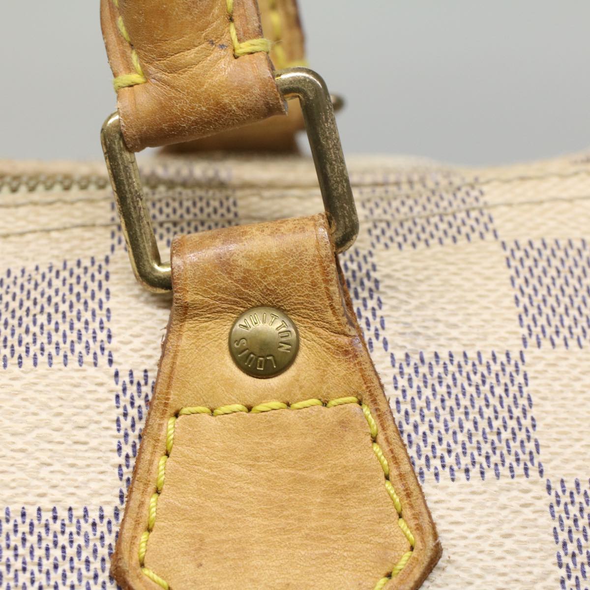 LOUIS VUITTON Damier Azur Speedy 30 Hand Bag N41533 LV yk8965