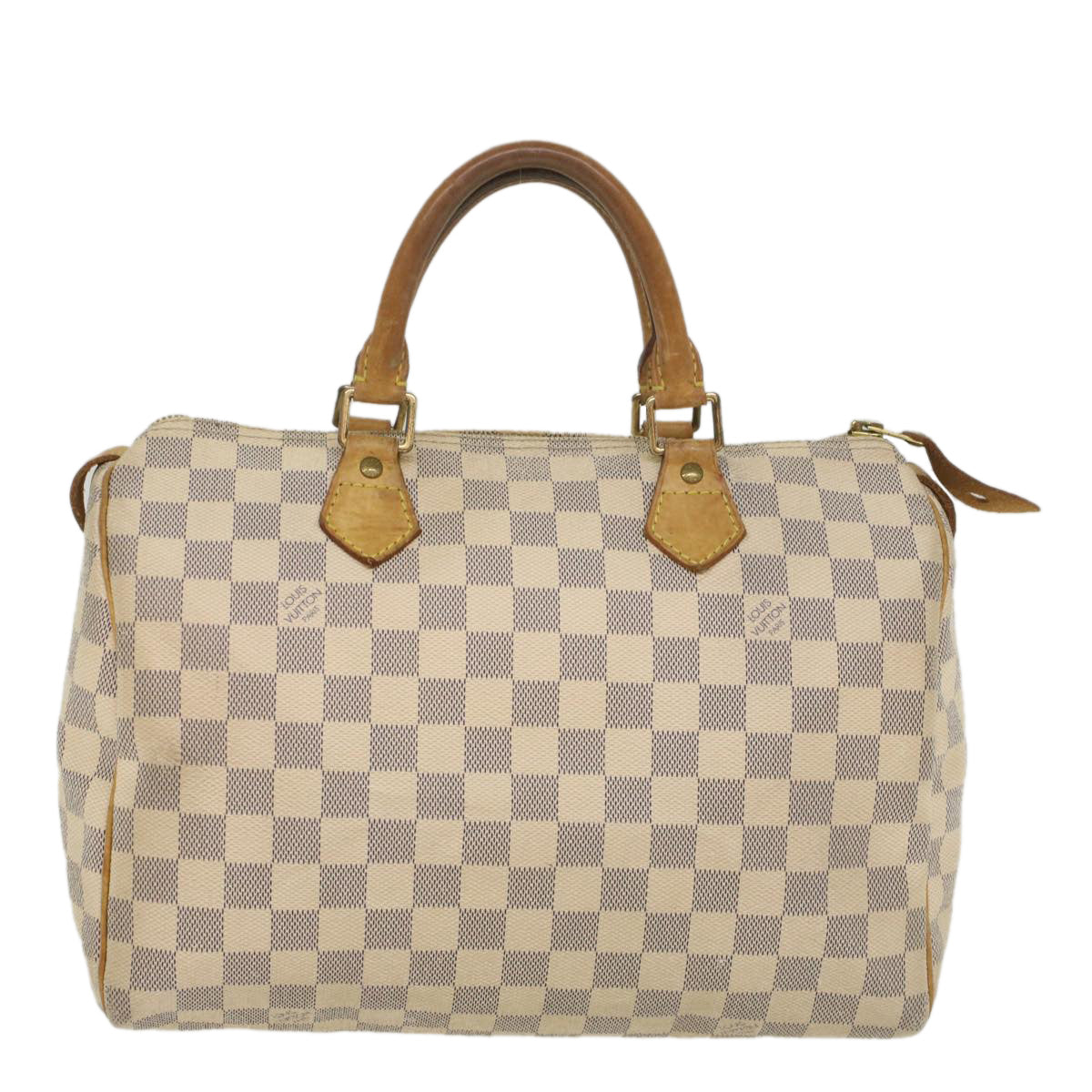 LOUIS VUITTON Damier Azur Speedy 30 Hand Bag N41533 LV yk8965