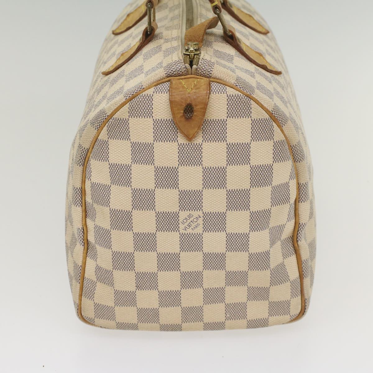 LOUIS VUITTON Damier Azur Speedy 30 Hand Bag N41533 LV yk8965
