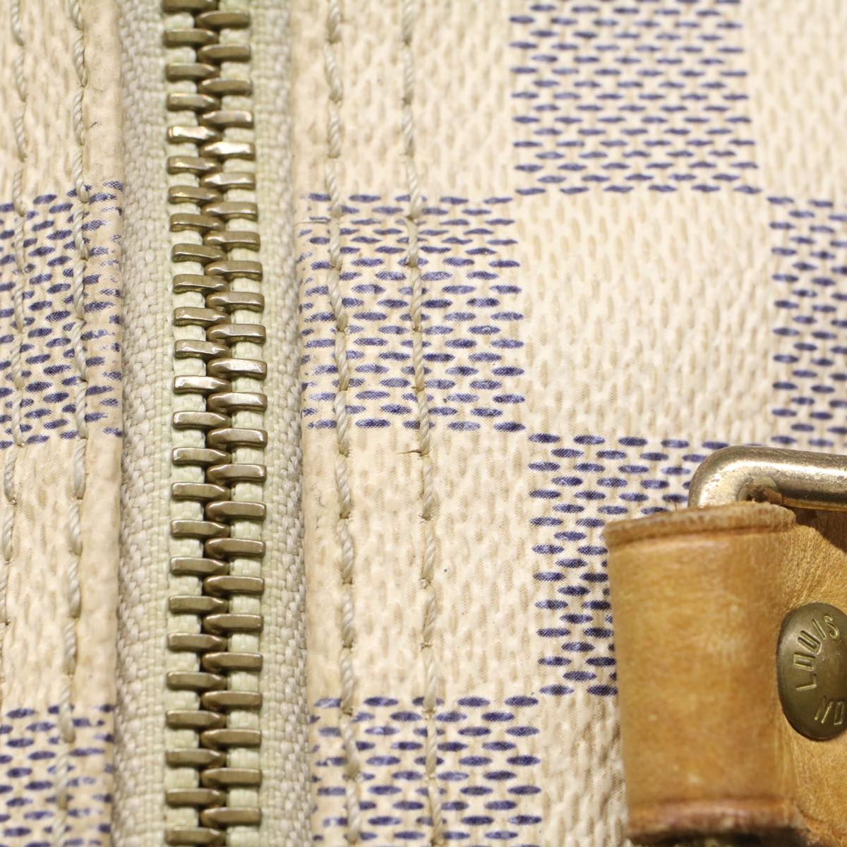 LOUIS VUITTON Damier Azur Speedy 30 Hand Bag N41533 LV yk8965