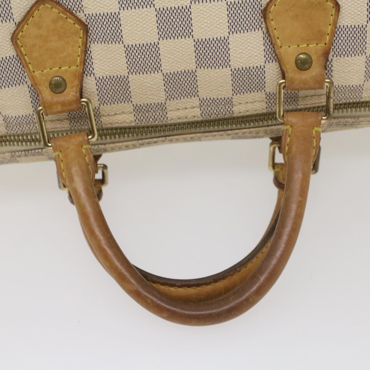 LOUIS VUITTON Damier Azur Speedy 30 Hand Bag N41533 LV yk8965