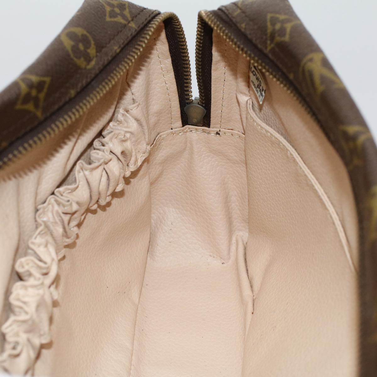 LOUIS VUITTON Monogram Trousse Toilette 28 Clutch Bag Vintage M47522 yk8974