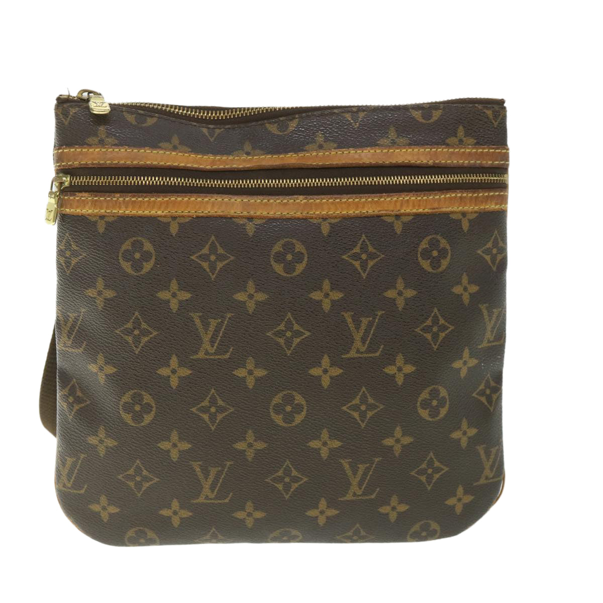 LOUIS VUITTON Monogram Pochette Bosphore Shoulder Bag M40044 LV yk8977