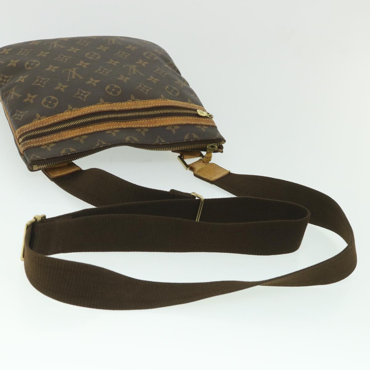 LOUIS VUITTON Monogram Pochette Bosphore Shoulder Bag M40044 LV yk8977