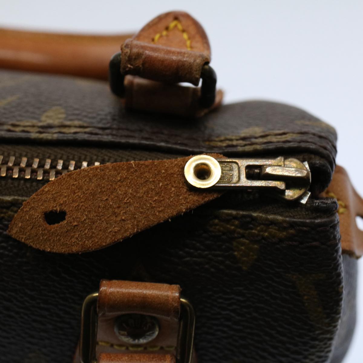 LOUIS VUITTON Monogram Mini Speedy Hand Bag 2way M41534 LV yk8981