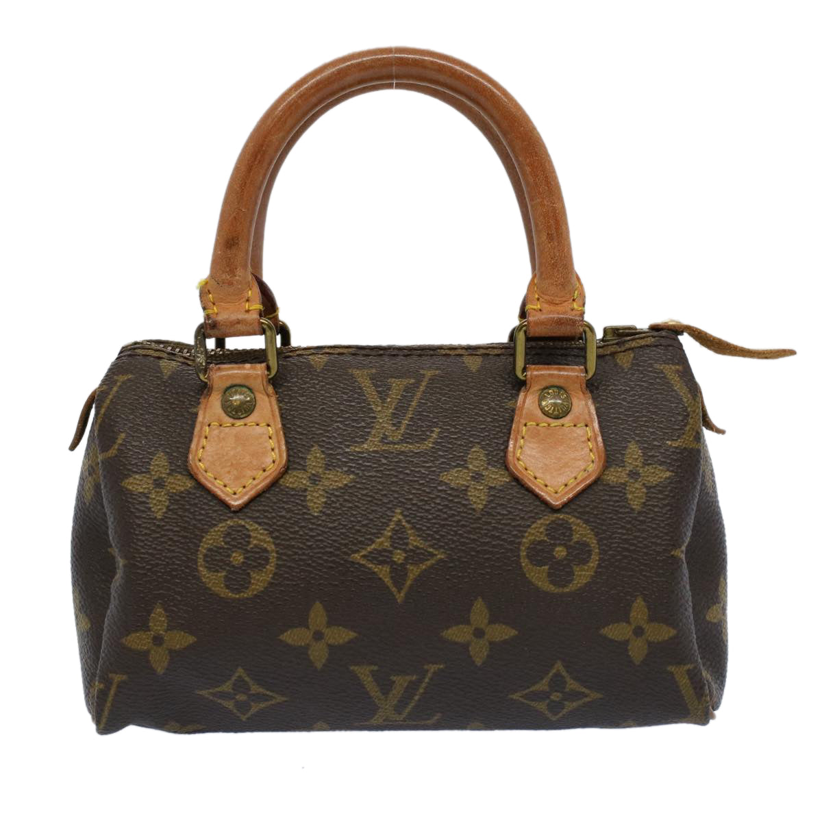 LOUIS VUITTON Monogram Mini Speedy Hand Bag 2way M41534 LV yk8981