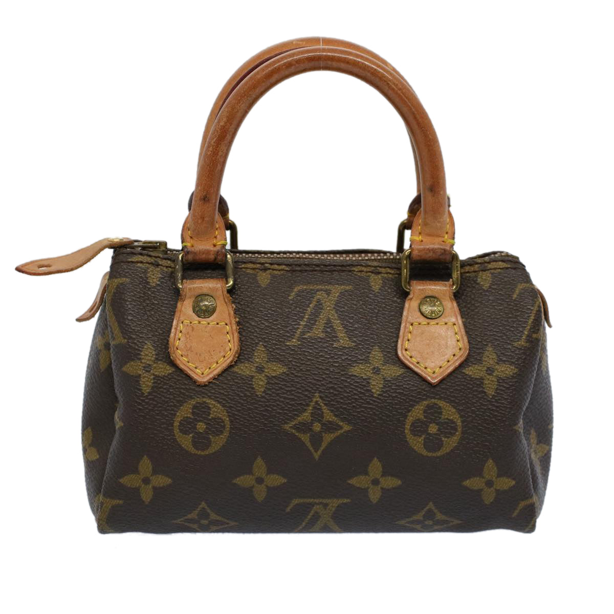 LOUIS VUITTON Monogram Mini Speedy Hand Bag 2way M41534 LV yk8981
