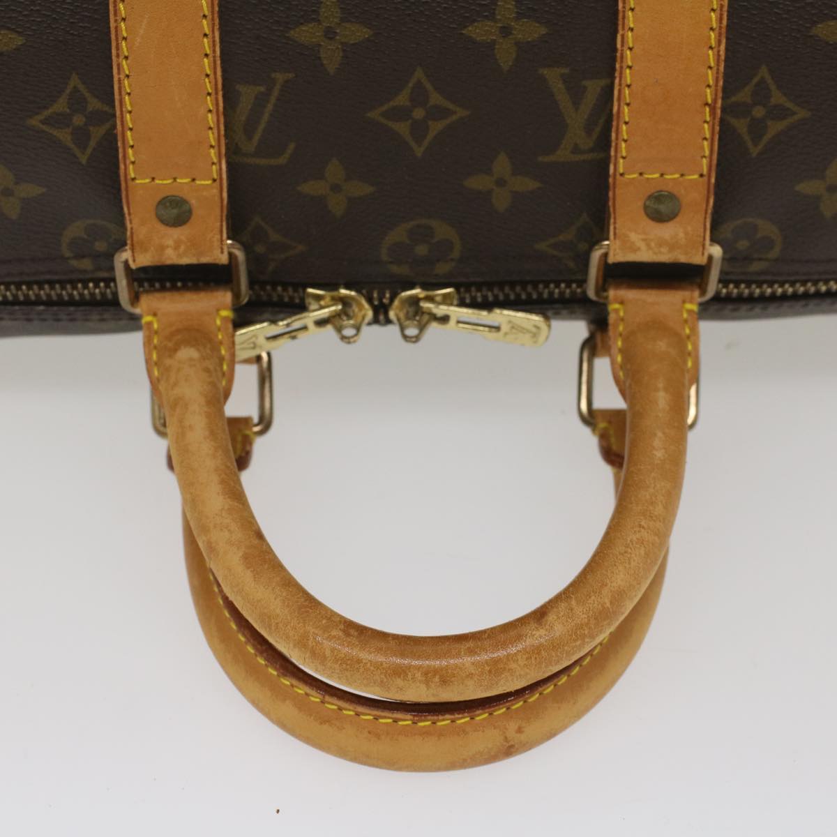 LOUIS VUITTON Monogram Keepall 45 Boston Bag M41428 LV yk8986