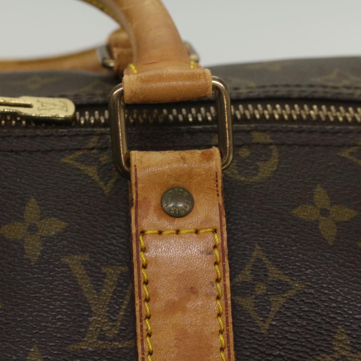 LOUIS VUITTON Monogram Keepall 45 Boston Bag M41428 LV yk8986