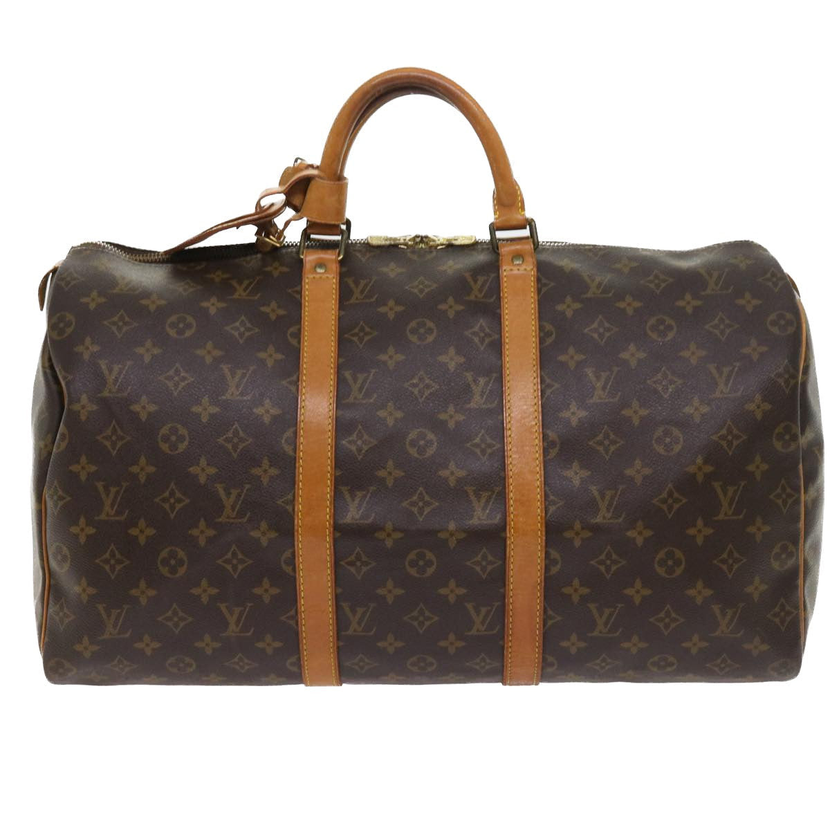 LOUIS VUITTON Monogram Keepall 50 Boston Bag M41426 LV yk8987