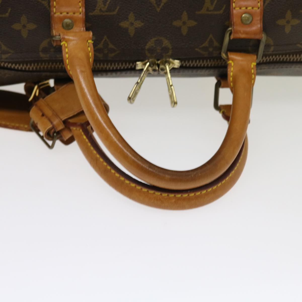 LOUIS VUITTON Monogram Keepall 50 Boston Bag M41426 LV yk8987