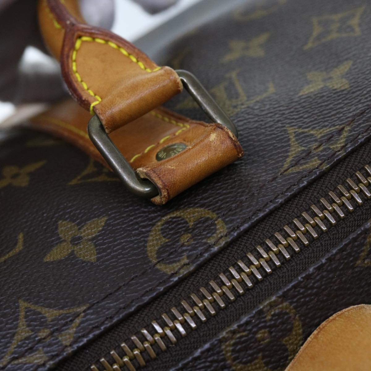 LOUIS VUITTON Monogram Keepall 50 Boston Bag M41426 LV yk8987