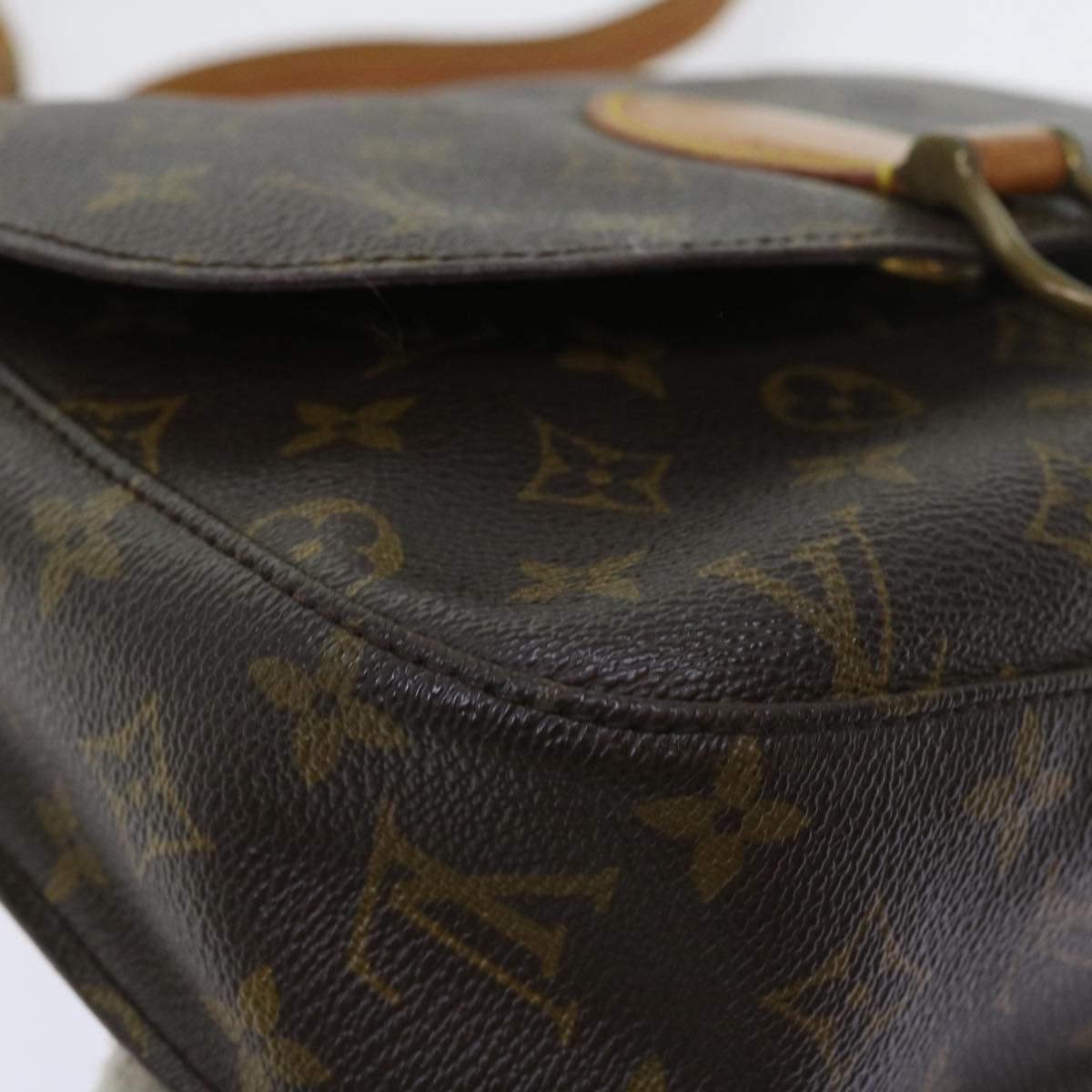 LOUIS VUITTON Monogram Saint Cloud GM Shoulder Bag M51242 LV yk8999
