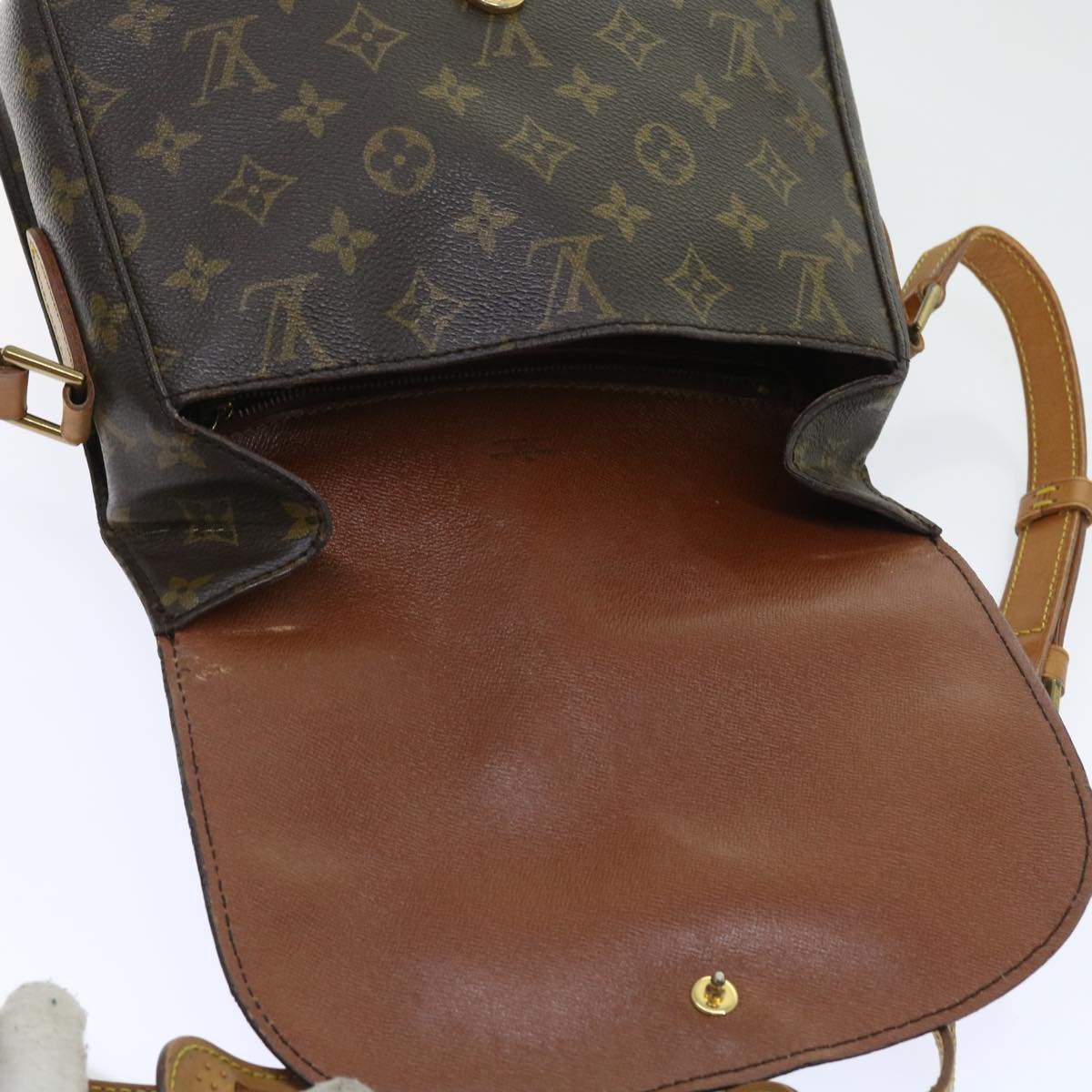 LOUIS VUITTON Monogram Saint Cloud GM Shoulder Bag M51242 LV yk8999